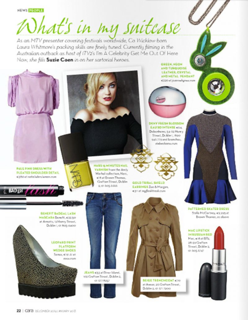 Cara Magazine, Dec 2012 /Jan 2013